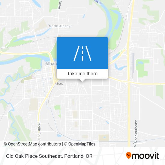 Mapa de Old Oak Place Southeast