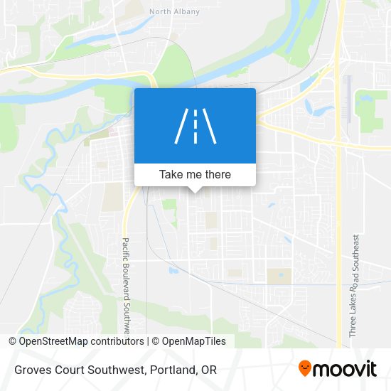 Groves Court Southwest map