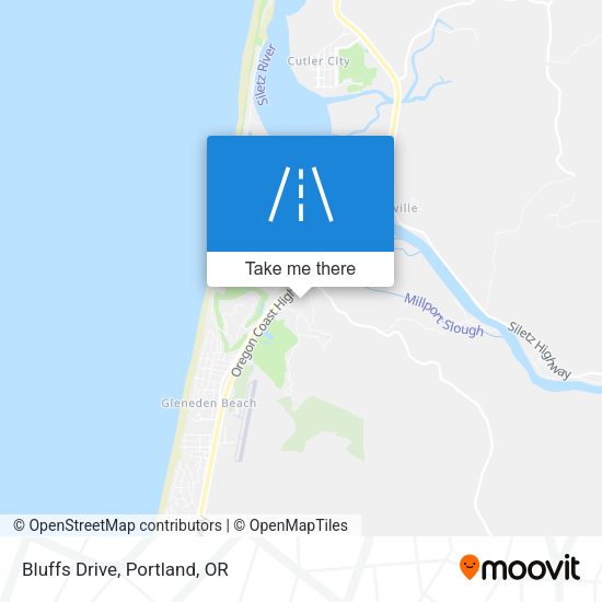 Mapa de Bluffs Drive