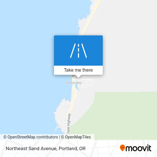 Northeast Sand Avenue map