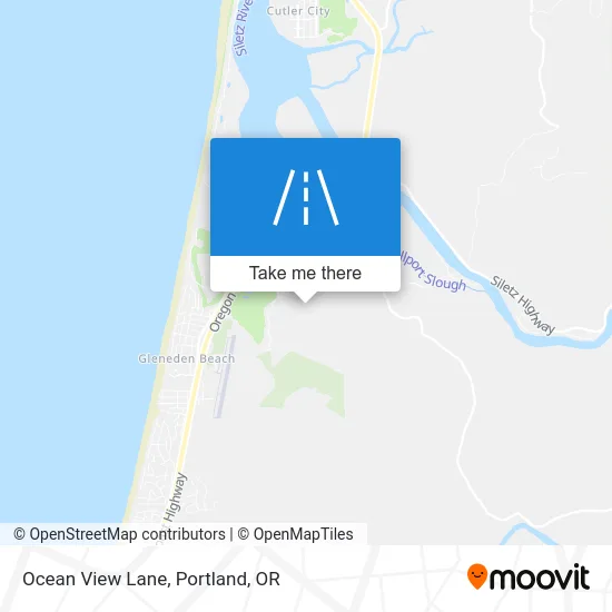 Ocean View Lane map