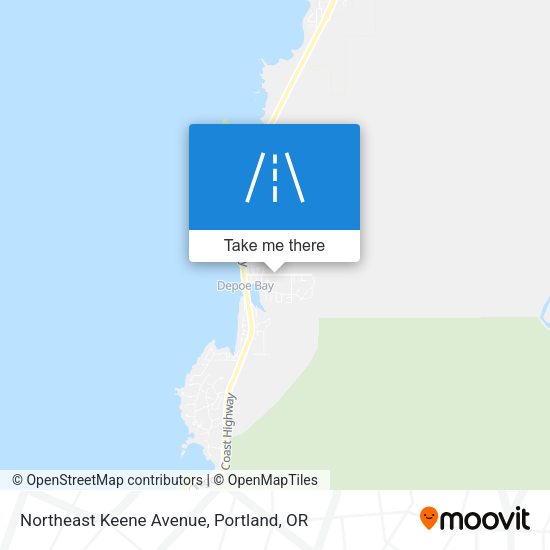 Mapa de Northeast Keene Avenue