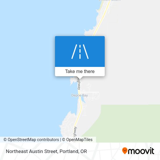 Northeast Austin Street map