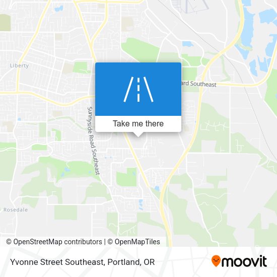 Yvonne Street Southeast map
