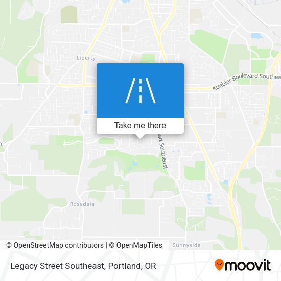 Legacy Street Southeast map