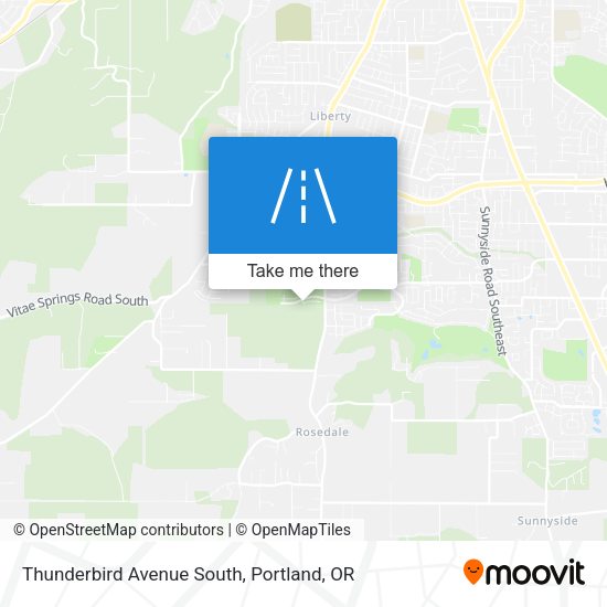 Mapa de Thunderbird Avenue South