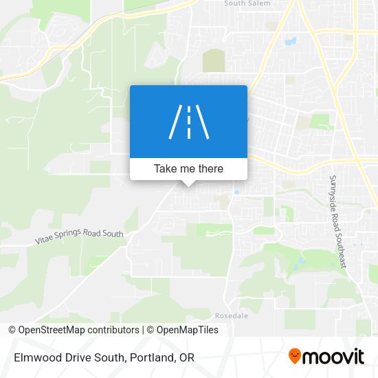 Elmwood Drive South map