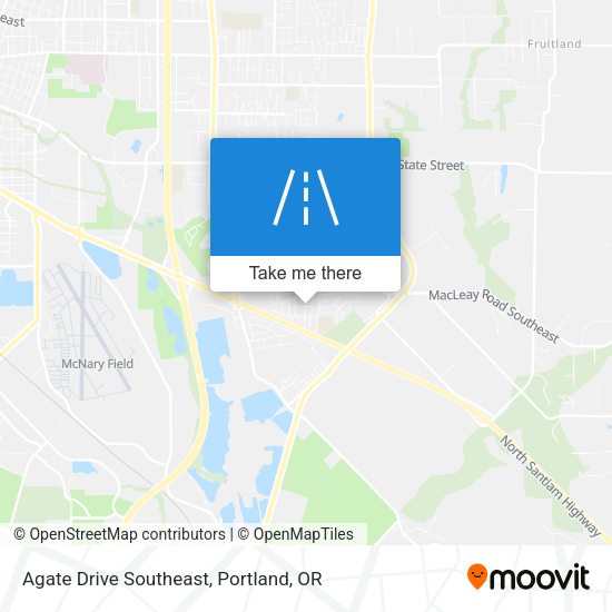 Agate Drive Southeast map