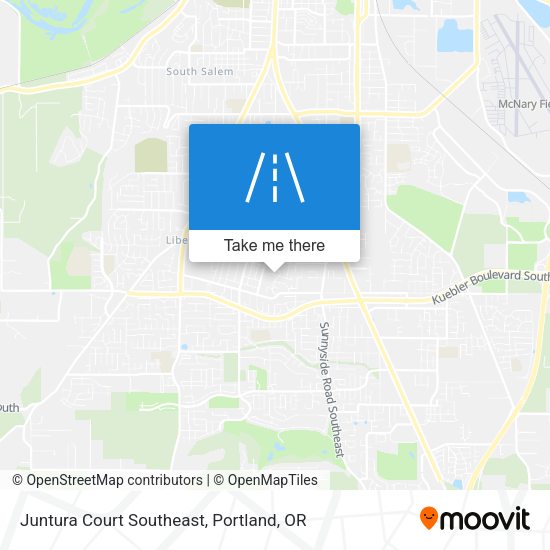 Juntura Court Southeast map