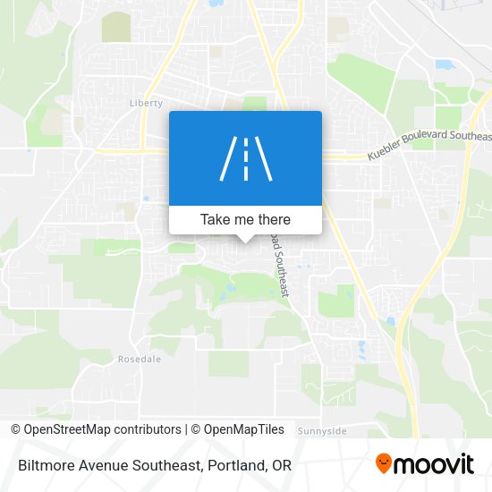 Mapa de Biltmore Avenue Southeast