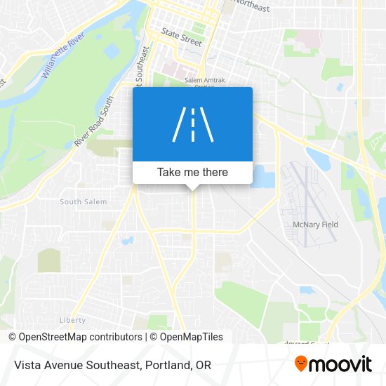 Mapa de Vista Avenue Southeast