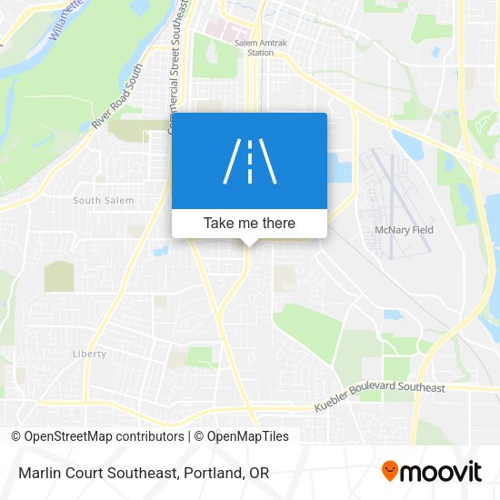 Marlin Court Southeast map