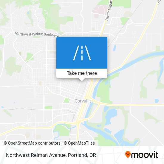 Northwest Reiman Avenue map