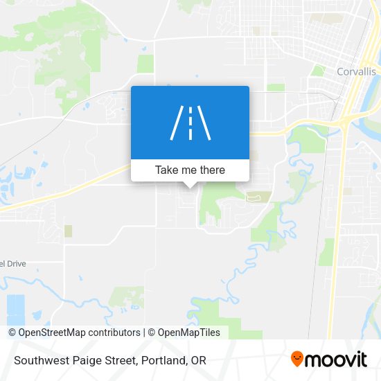 Southwest Paige Street map