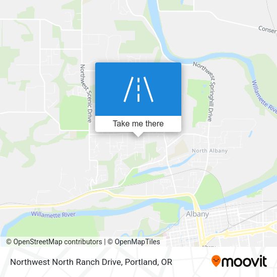 Mapa de Northwest North Ranch Drive