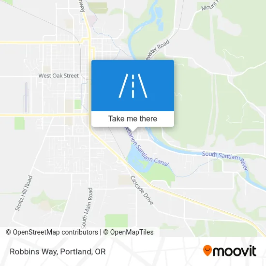 Robbins Way map