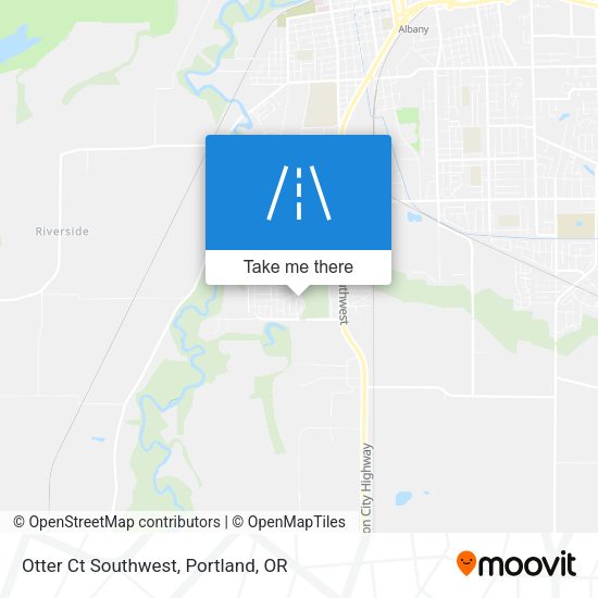 Mapa de Otter Ct Southwest
