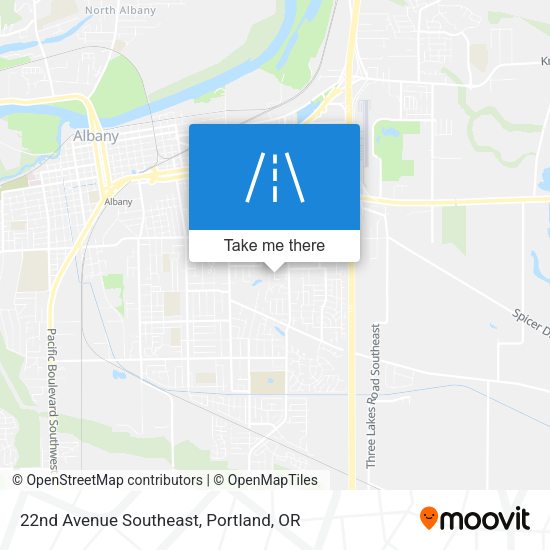 Mapa de 22nd Avenue Southeast