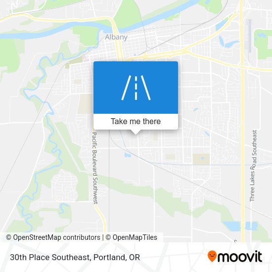 Mapa de 30th Place Southeast