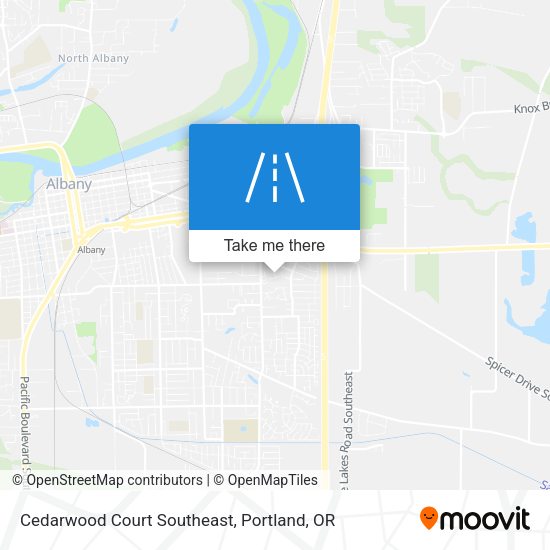 Cedarwood Court Southeast map