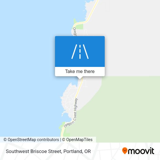 Southwest Briscoe Street map