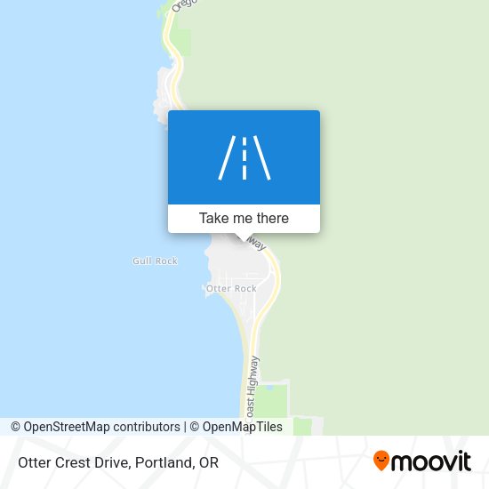 Otter Crest Drive map