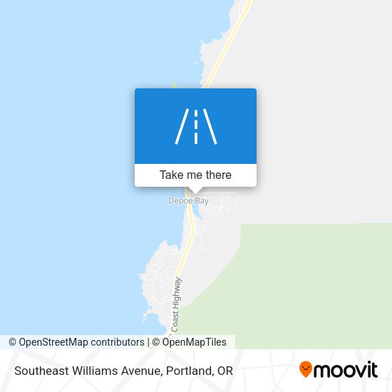 Mapa de Southeast Williams Avenue