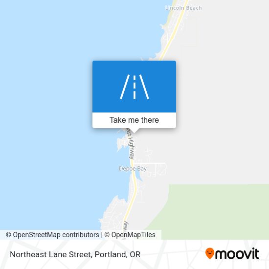 Mapa de Northeast Lane Street