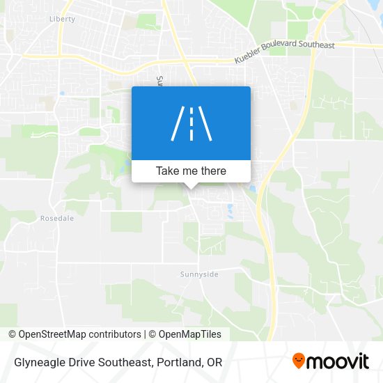Glyneagle Drive Southeast map