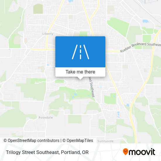 Mapa de Trilogy Street Southeast