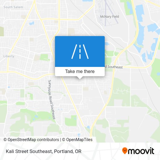 Kali Street Southeast map