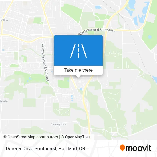 Dorena Drive Southeast map