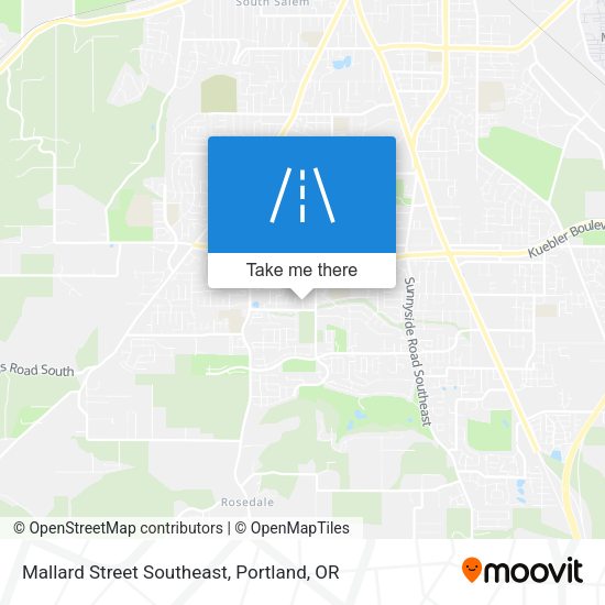 Mapa de Mallard Street Southeast