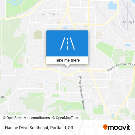 Nadine Drive Southeast map