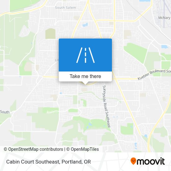 Cabin Court Southeast map