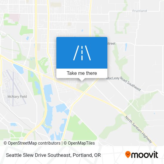 Seattle Slew Drive Southeast map