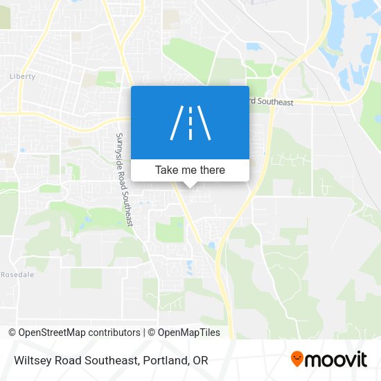 Wiltsey Road Southeast map