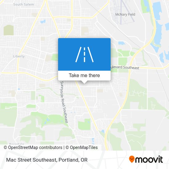 Mac Street Southeast map