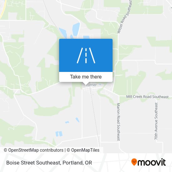 Boise Street Southeast map