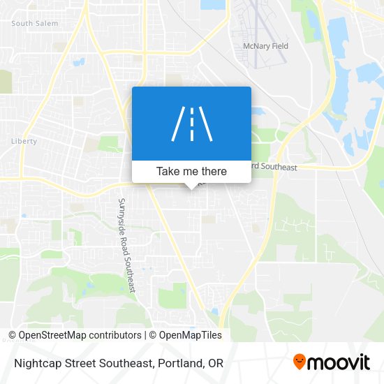 Nightcap Street Southeast map