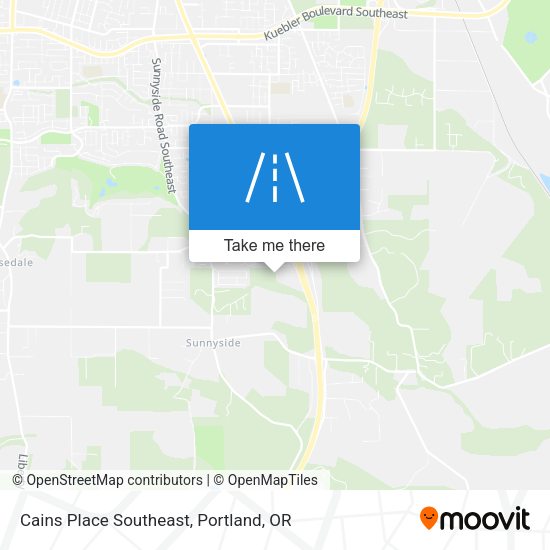 Cains Place Southeast map