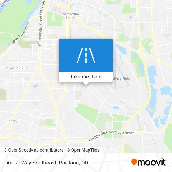 Aerial Way Southeast map