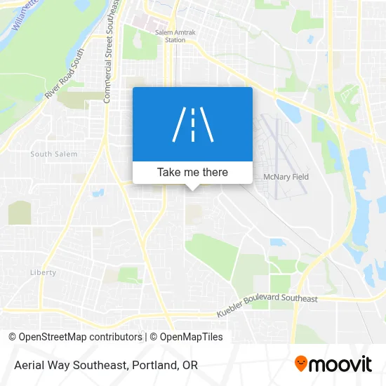 Aerial Way Southeast map