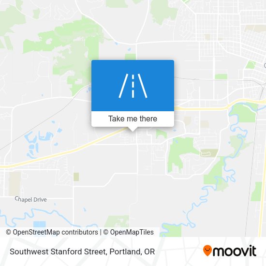 Southwest Stanford Street map