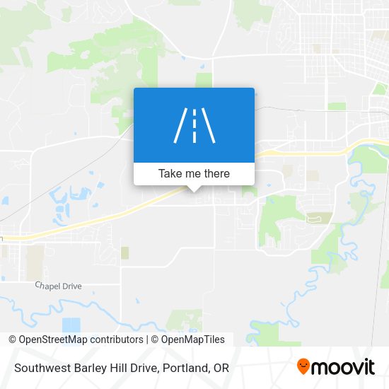 Mapa de Southwest Barley Hill Drive