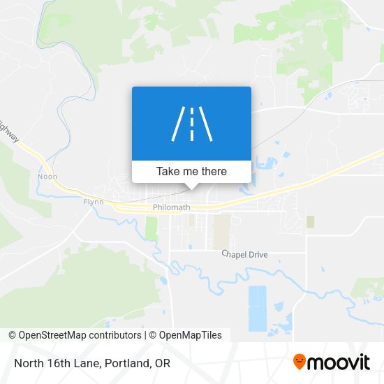 Mapa de North 16th Lane