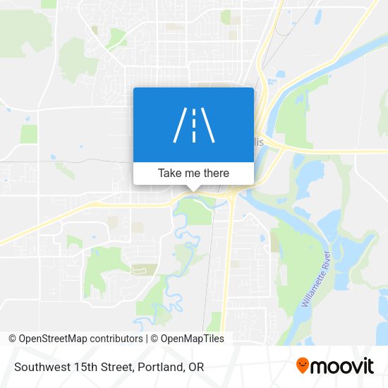 Mapa de Southwest 15th Street