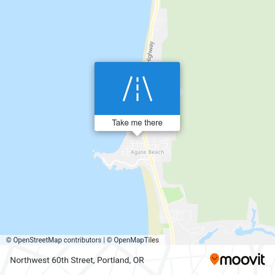 Northwest 60th Street map