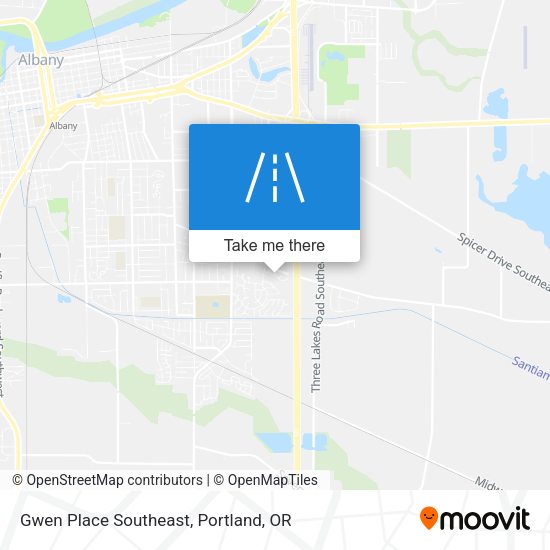 Mapa de Gwen Place Southeast