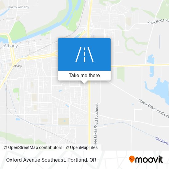 Mapa de Oxford Avenue Southeast